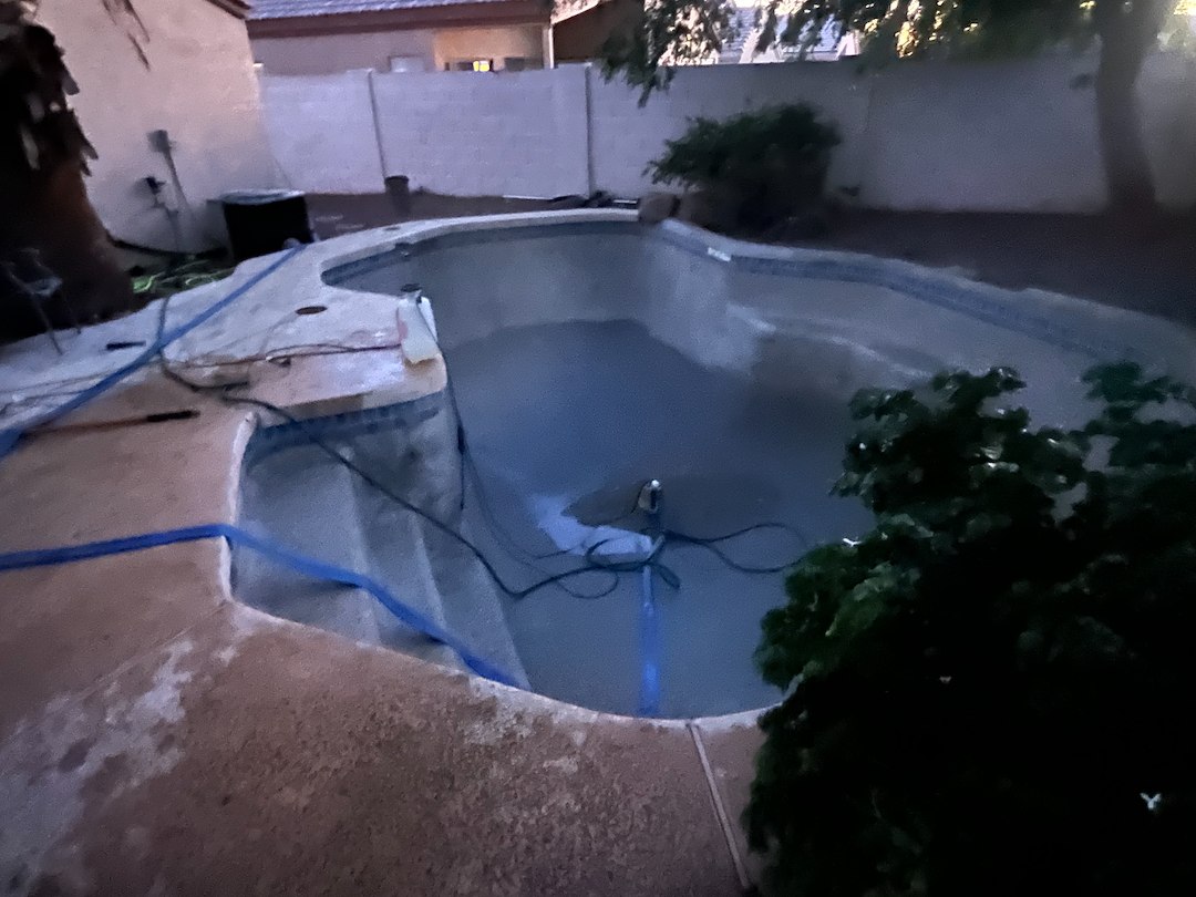 Green Pool Cleanup in Gilbert Arizona 1